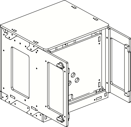 Modulo porta WC 40 Alto